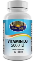 Dr Colbert Divine Health Vitamin D3 5000 IU 60 Capsules